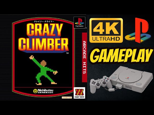 クレイジー・クライマー　CRAZY CLIMBER プレイステーション　PS Crazy Climber | PS1 | Ultra HD 4K/60fps | PREVIEW | Movie Gameplay