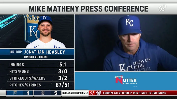 Matheny: Heasley has 'a lot of confidence, especia...