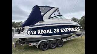 2018 Regal 28 Express Walkthrough