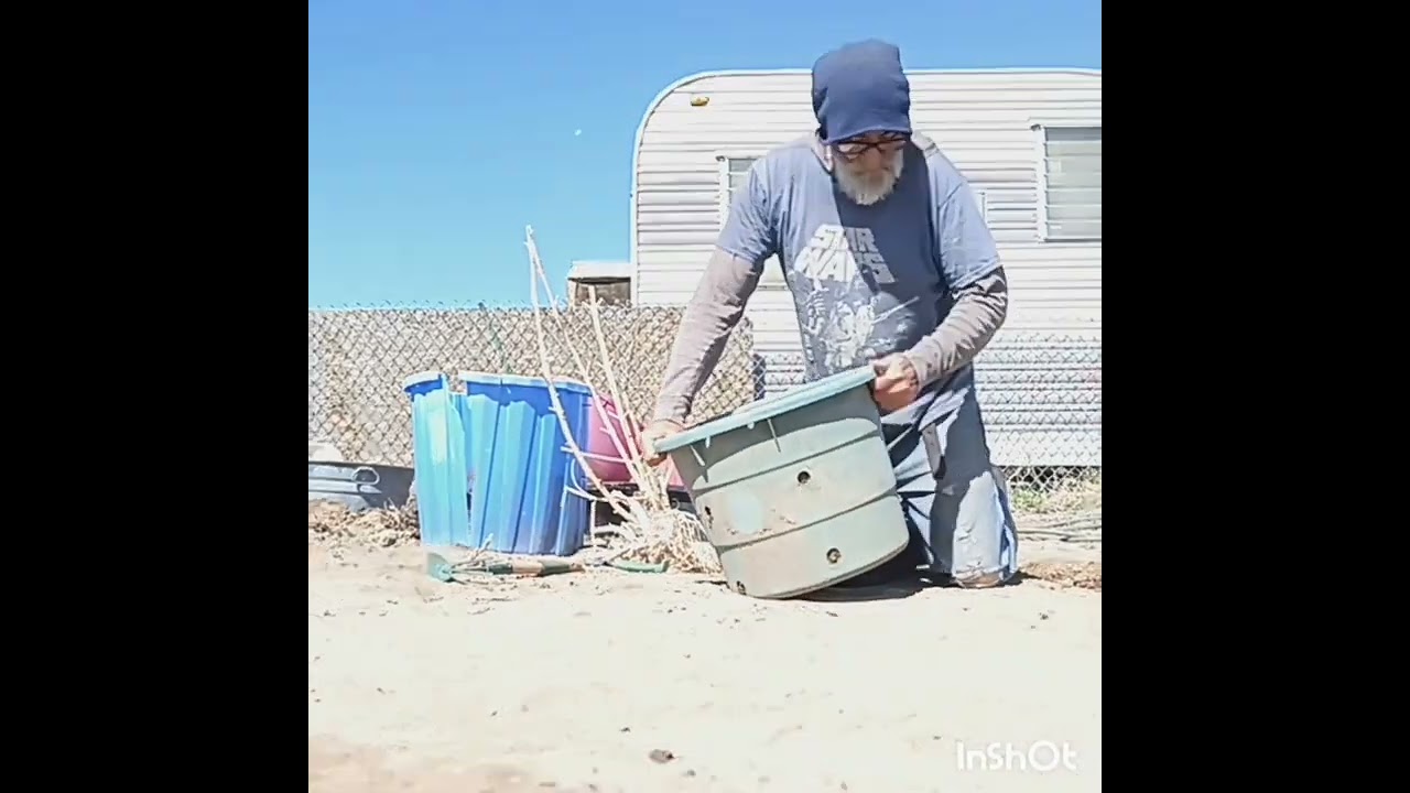 living in rural Nevada - Setting Up the Garden