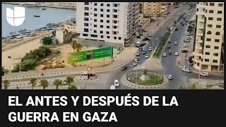 El Antes Y El Después De La Guerra En Gaza: Había Zonas Desarrolladas Y Comida Abundante