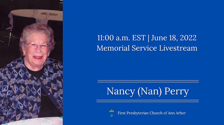 Nancy (Nan) Perry Memorial Service