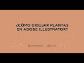 ¿Cómo dibujar plantas en Adobe Illustrator?