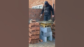 total nightmare 👿 bricklaying overhand #vlog  #bricklaying #renovation