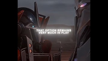 we were brothers once | Transformers optimus & megatron edit - superhero (slowed)