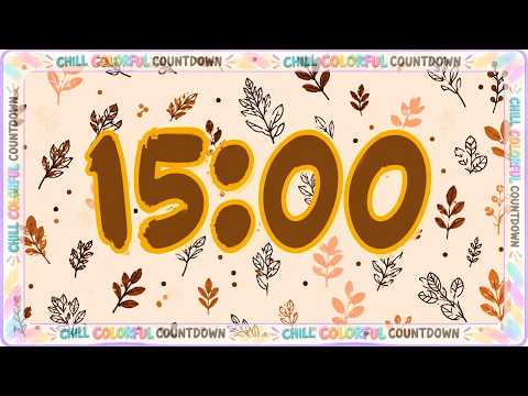 15 Minute Autumn Timer π | Cozy Jazzy Lofi for Focus & Study