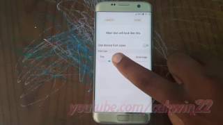 Samsung Galaxy S7 Edge : How to change text messages font size (Android Marshmallow)