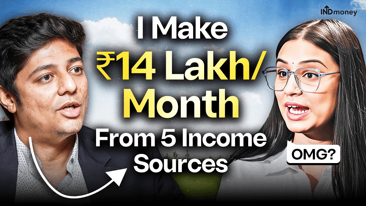From ₹50,000 Salary to ₹14 Lakhs/Month - 5 Income Sources! | Ft. Shashank Udupa