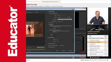 "Using Adobe Media Encoder" | Adobe Premiere Pro CS6 with Educator.com