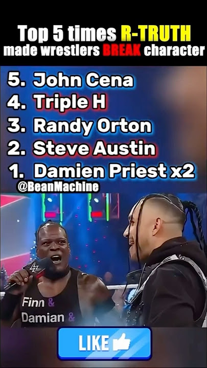 Top 5 Times R-Truth Made WWE Superstars Break Character 😂