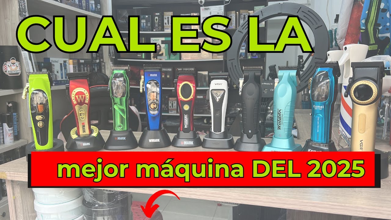 🌟¿Cuál es la MÁQUINA MÁS COMPLETA para BARBEROS en 2025? ¡Estas 10 lo tienen TODO! ⚙️🌟
