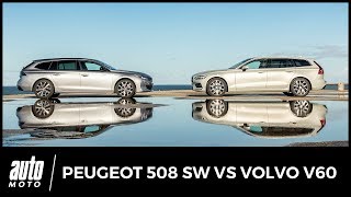 Peugeot 508 SW vs Volvo V60 - COMPARATIF : duel de breaks