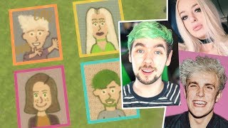 DRAWING YOUTUBERS IN THE SIMS 4