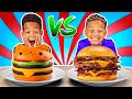 SQUISHY FOOD VS REAL FOOD CHALLENGE!!!