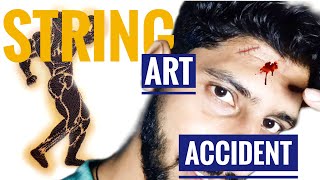 कुछ बड़ा होने से बच गया.... | String Art🧵| Iron Nail and Thread