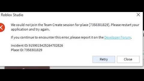 Roblox Studio How to Fix Team Create