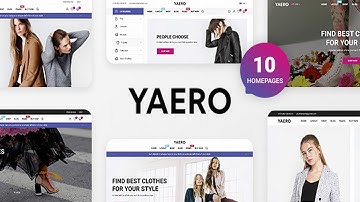 Yaero - Responsive eCommerce PSD Template | Themeforest Website Templates and Themes
