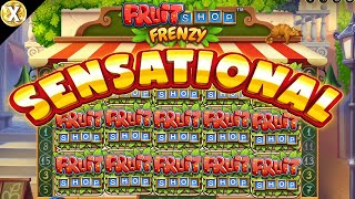 😱 Fruit Shop Frenzy 😱 Review & Bonus Feature 😱 NEW Online Slot EPIC Big WIN! - NetEnt screenshot 3