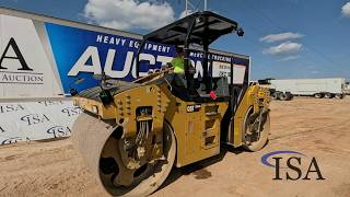 2426 - 2018 Caterpillar CB64B Double Drum Smooth Roller Compactor will be sold at auction!