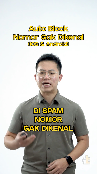 TELEPON SPAM !? 😡🤬 MATIIN pake fitur ini! Introvert juga bisa 😉 #interestech #Apple #android