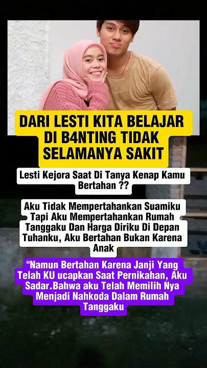 Dari Lesti kita belajar di banting tidak selamanya sakit!