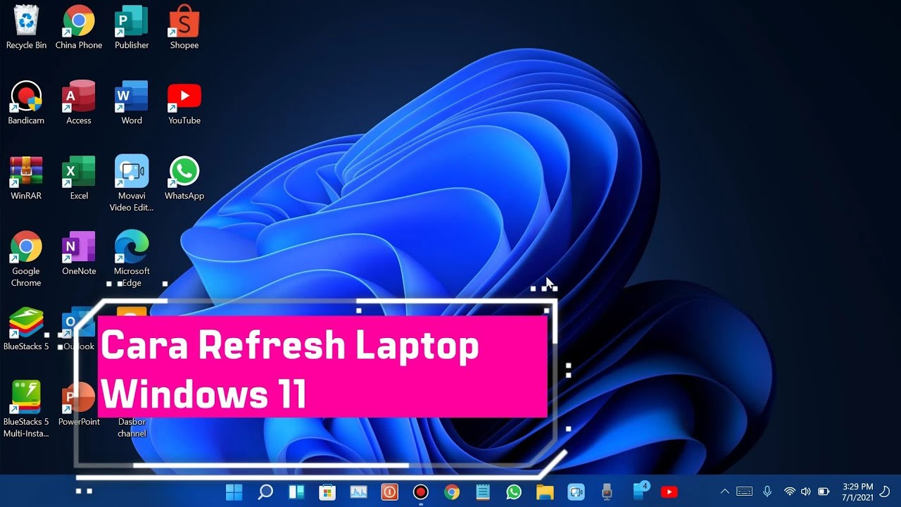 Cara refresh laptop windows 11 youtube