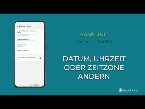 Datum, Uhrzeit oder Zeitzone ändern - Samsung [Android 11 - One UI 3]