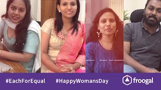 Happy Womens Day Eachforequal Froogal