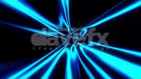 DAVE FX - 3D Blue Curved Loopable Space Interstellar Wormhole Background Animation
