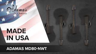 FEATURES 🇺🇸 ADAMAS by Ovation MD80-NWT Black 🎸✨