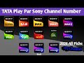 Tata Playboy Sony channel number kya hai new update Sony channel number Tata sky per 2026