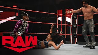 The Street Profits & Bianca Belair vs. Angel Garza, Austin Theory & Zelina Vega: Raw, April 6, 2020