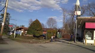 Driving by West Hempstead in Nassau,New York