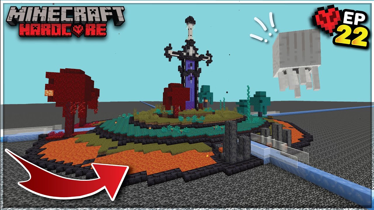 I Transformed the Nether Portal in Minecraft Hardcore - YouTube