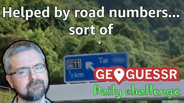 Geoguessr Daily Challenge - Helped by road numbers... sort of