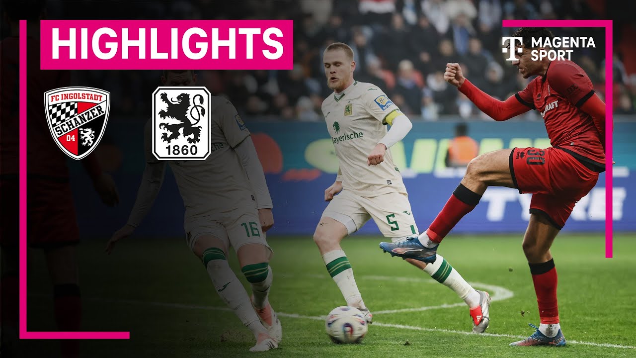 FC Ingolstadt 04 - TSV 1860 München | Highlights 3. Liga | MAGENTA SPORT