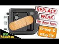 RV door lock or latch repair, get this upgrade or replacement