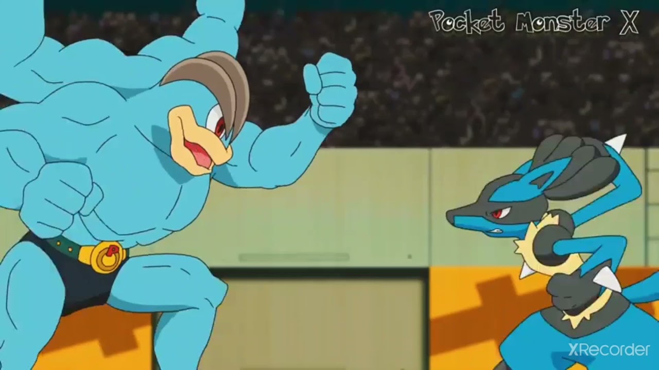 Ash/Mega Lucario vs Bea/Gigantamax Machamp (AMV) - Pokemon Sword and Shield Episode 86