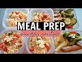 MEAL PREP WITH ME | PRODUCTIVE SUNDAY ROUTINE