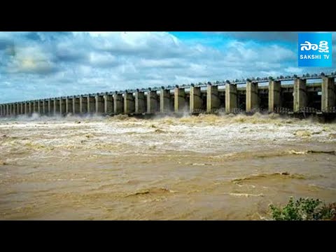 40 Gates Lifted Of Jurala Project | Water Level Increased With Flood Water | @SakshiTV - SAKSHITV