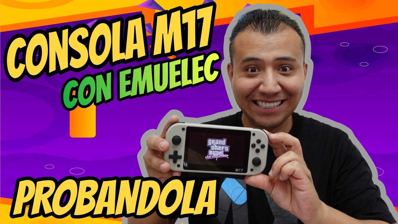 Probando la consola emulador retro M17 con EmuELEC 4.3 Será una buena