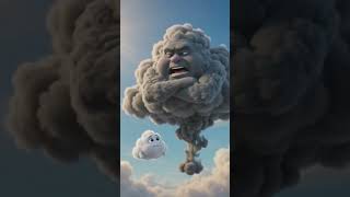 The Little Cloud's Big Tantrum 😡🌧️  Grumpy Cloud’s Stormy Day 🌩️ When a Cute Cloud Gets Angry 🌦️