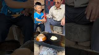 Chinese Burger Grandpa Fried Eggs