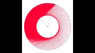 Մամիկոնի թեորեմը, Տեսողական հաշիւ | Mamikon’s theorem, Visual calculus (1440p50)