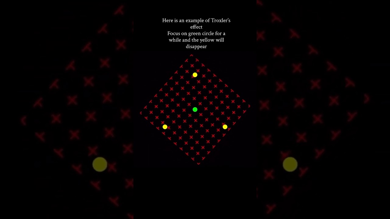 Title: This Optical Illusion Will Break Your Brain 🧠 (Troxler's Effect)