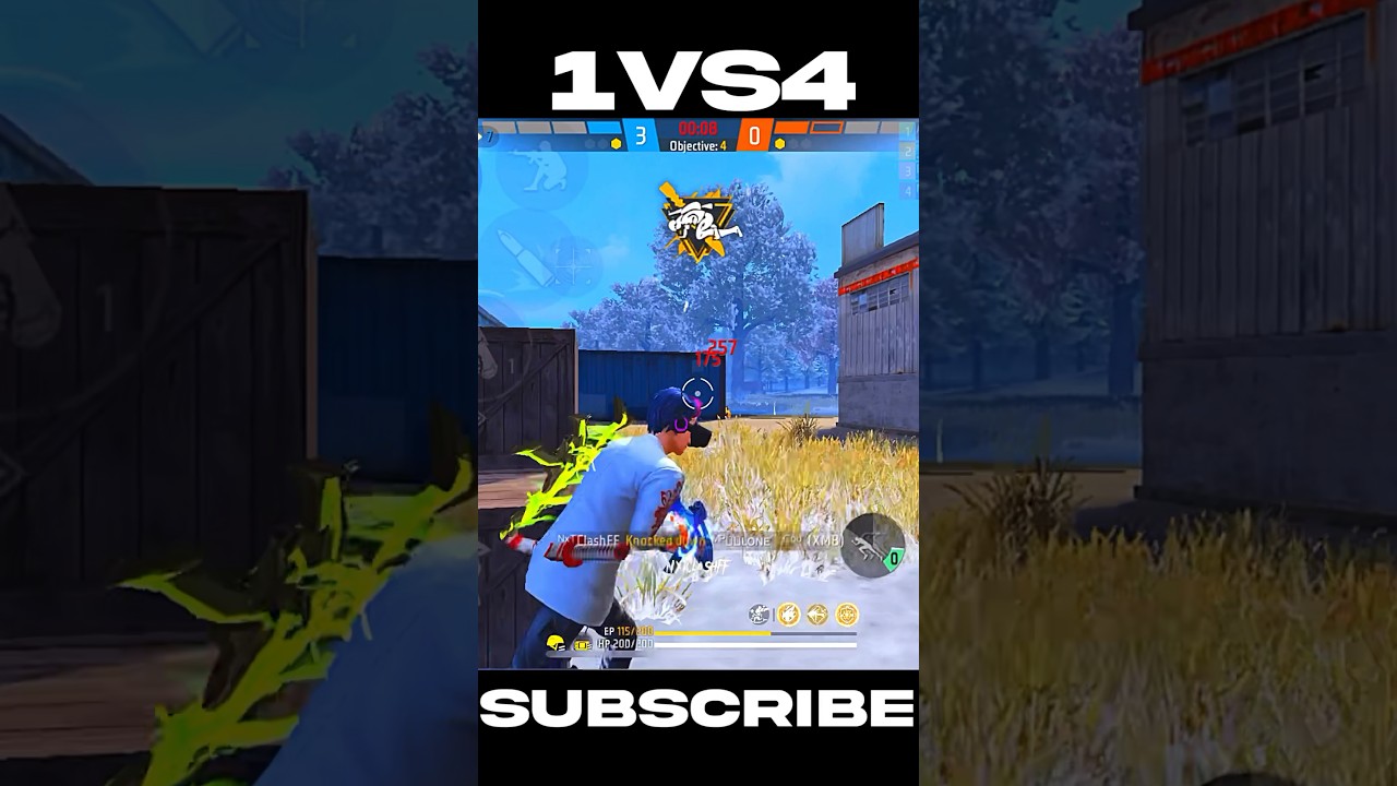 1vs4 In Mobile 📲 Mp5 Op 😱 