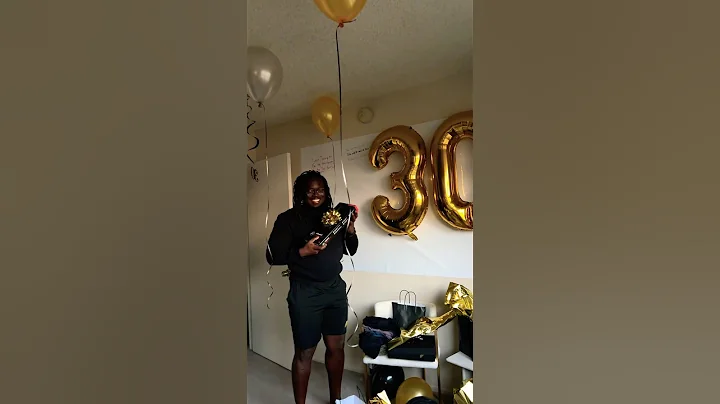 Surprise my husband with me for his 30th birthday! #birthdaysurprise #birthday #shorts