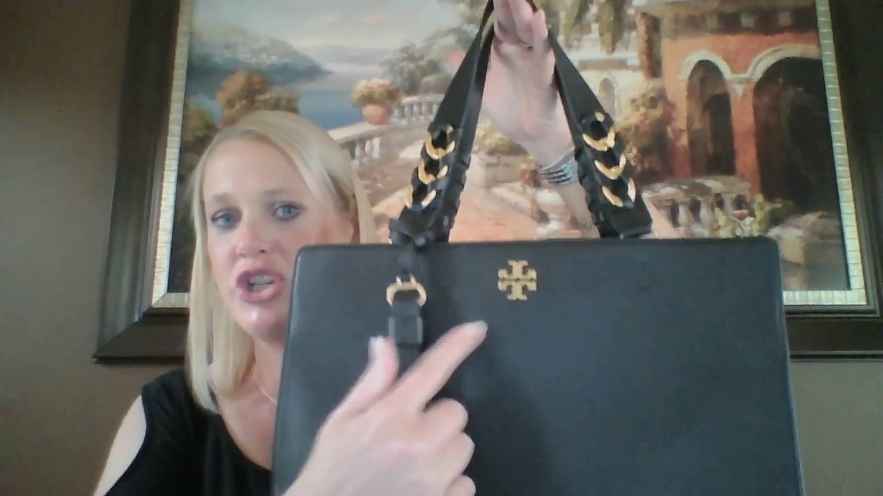 Tory Burch Brooke sactchel review - YouTube