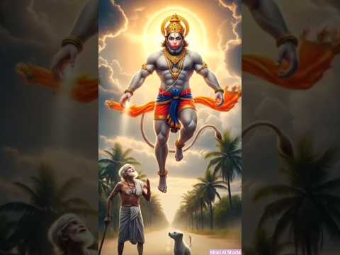 “हनुमान जी ने गरीब बाबा की ट्रेन बना दी 😢🚂 | Emotional AI Story”#shorts #kiranaishorts #hanuman