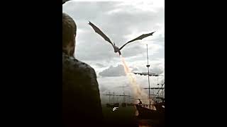 Euron Greyjoy vs The Dragon! 🔥 | Game of Thrones #got #dragon #dracarys #shorts